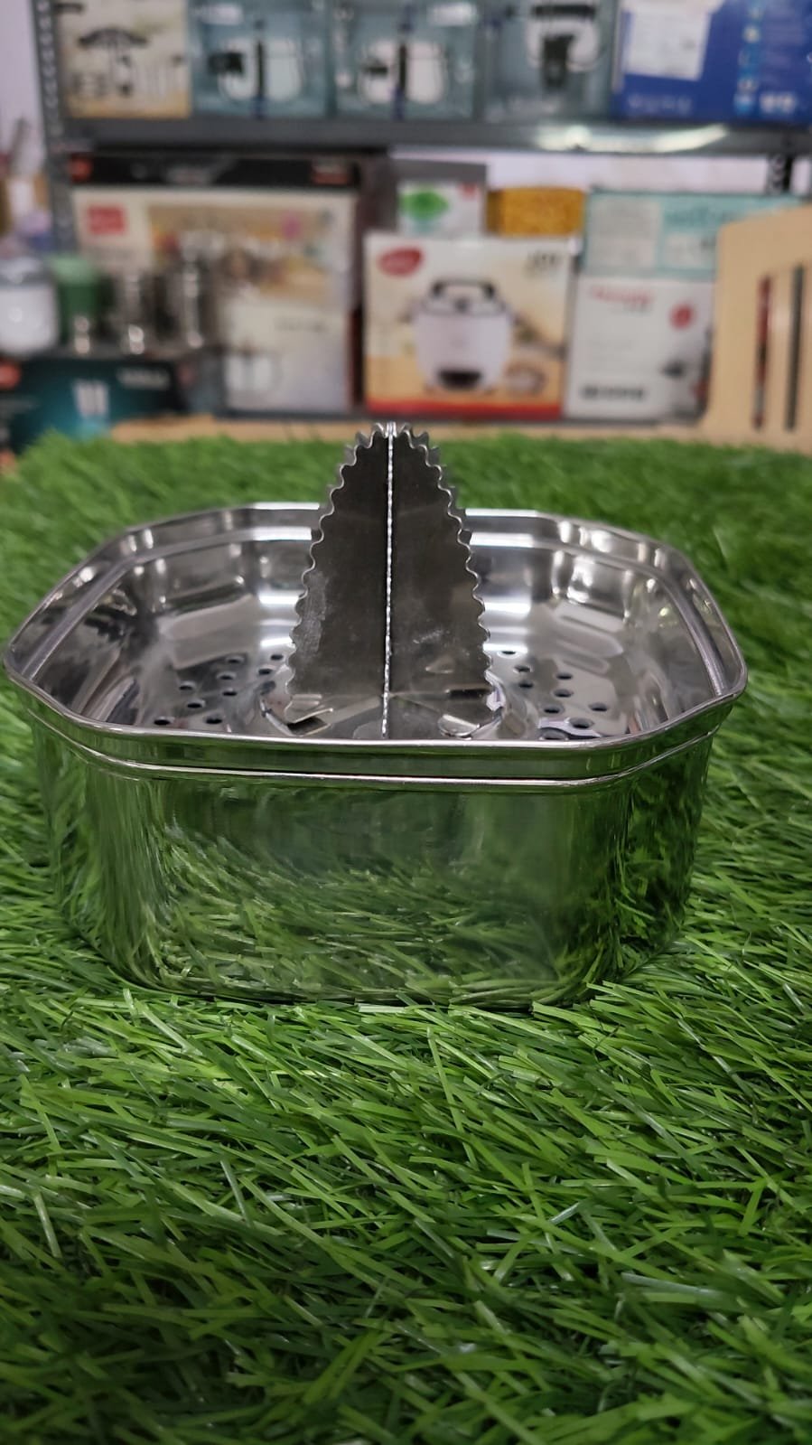 Full steel coconut scraper