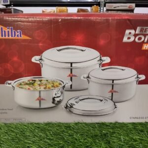 STEEL Hotbox set of 3 {800ML 1500ML 2500ML}