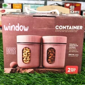 window canister set of 2pcs